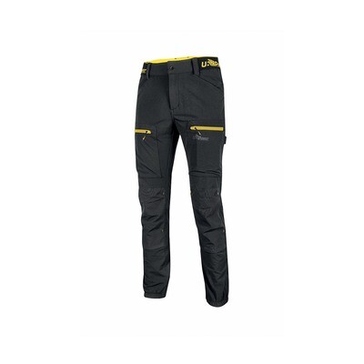 PANTALONI U-POWER DA LAVORO STRETCH IN TESSUTO U-4 FU267 COL BLACK CARBON PANTALONI U-POWER DA LAVORO STRETCH IN TESSUTO U-4 FU267 COL BLACK CARBON