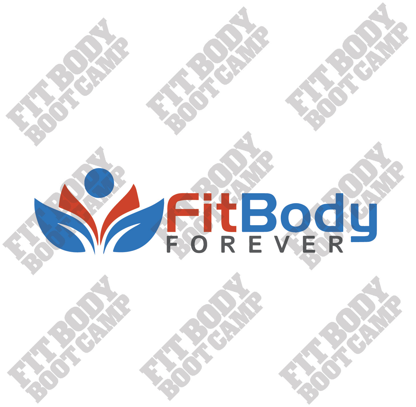 030 -- Fit Body Forever - Blue/Red