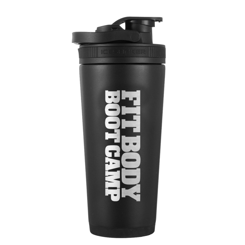 Fit Body Ice Shaker 26oz Insulated Bottles (12-pack)