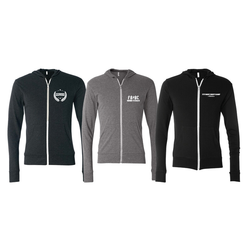 Bulk Lightweight Zip Up Hoodie (choose any design!)