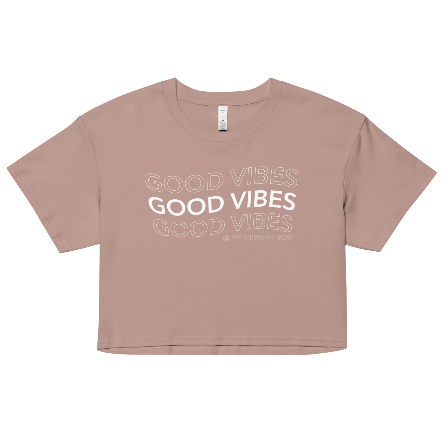 Good Vibes Crop Tee