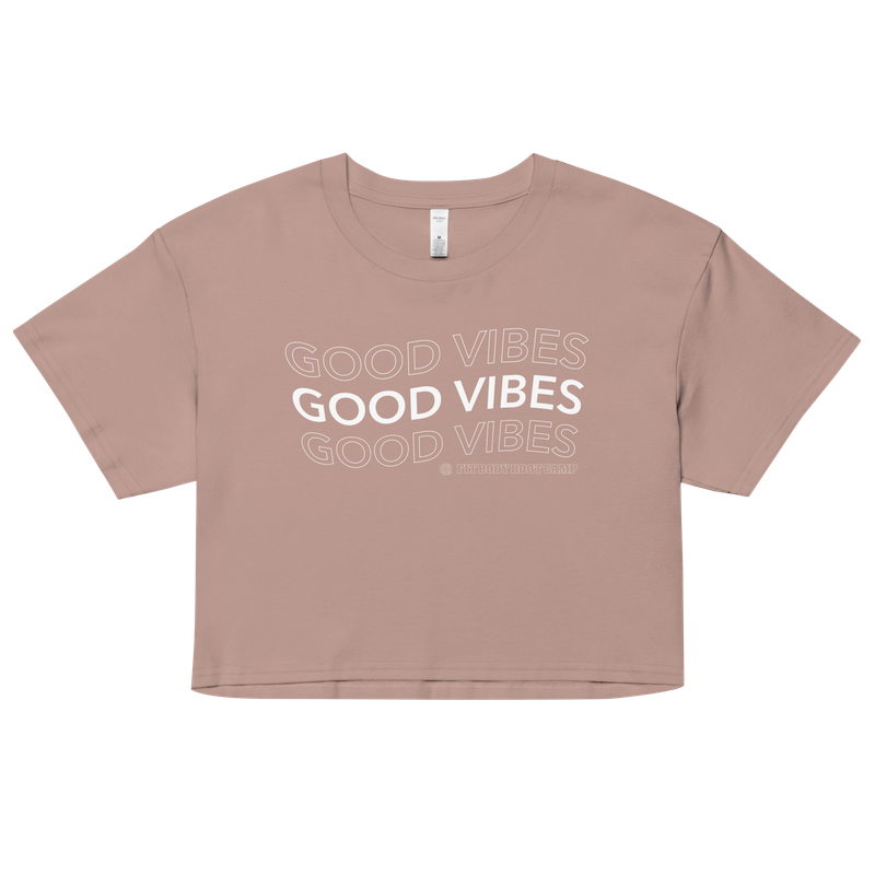 Good Vibes Crop Tee
