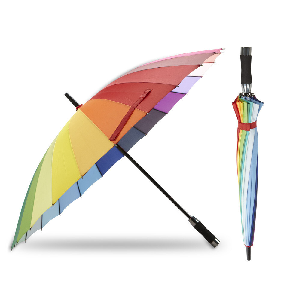 Abbott Colour Wheel Slat Umbrella 