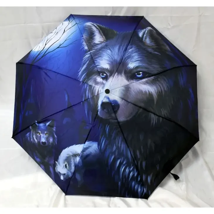 Fantasy Gifts Wolf Folding Umbrella