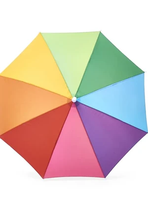 Hipster Kid Rainbow Umbrella