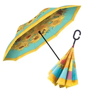 RainCaper Van Gogh Sunflowers Reverse Umbrella