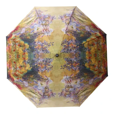 RainCaper Tiffany Peonies & Iris  Reverse Umbrella