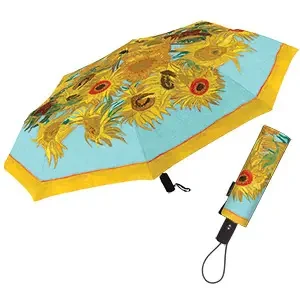 RainCaper Van Gogh Sunflowers Folding Umbrella