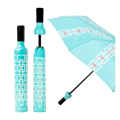 Vinrella Vintage Turquoise Bottle Umbrella