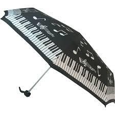 Soake Piano Notes Folding Umbrella