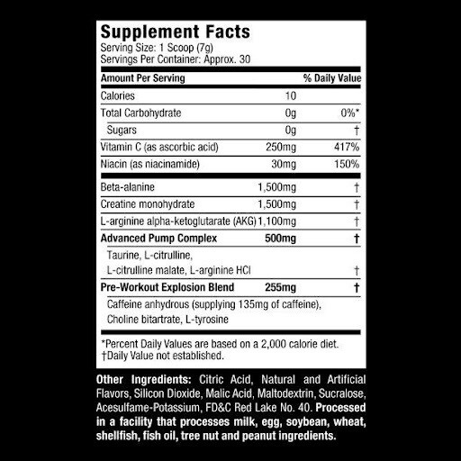 Six Star Pro Nutrition Amino Acid Supplements, Fruit Punch, 7 g Per Serving, 7.41 oz