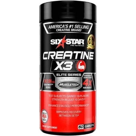 Creatine Pills | Six Star Post Workout X3 Creatine Capsules | Creatine Monohydrate Blend | Muscle Recovery &amp; Muscle Builder for Men &amp; Women | Creatine Supplements | Creatina Monohidratada, 20 Servings
