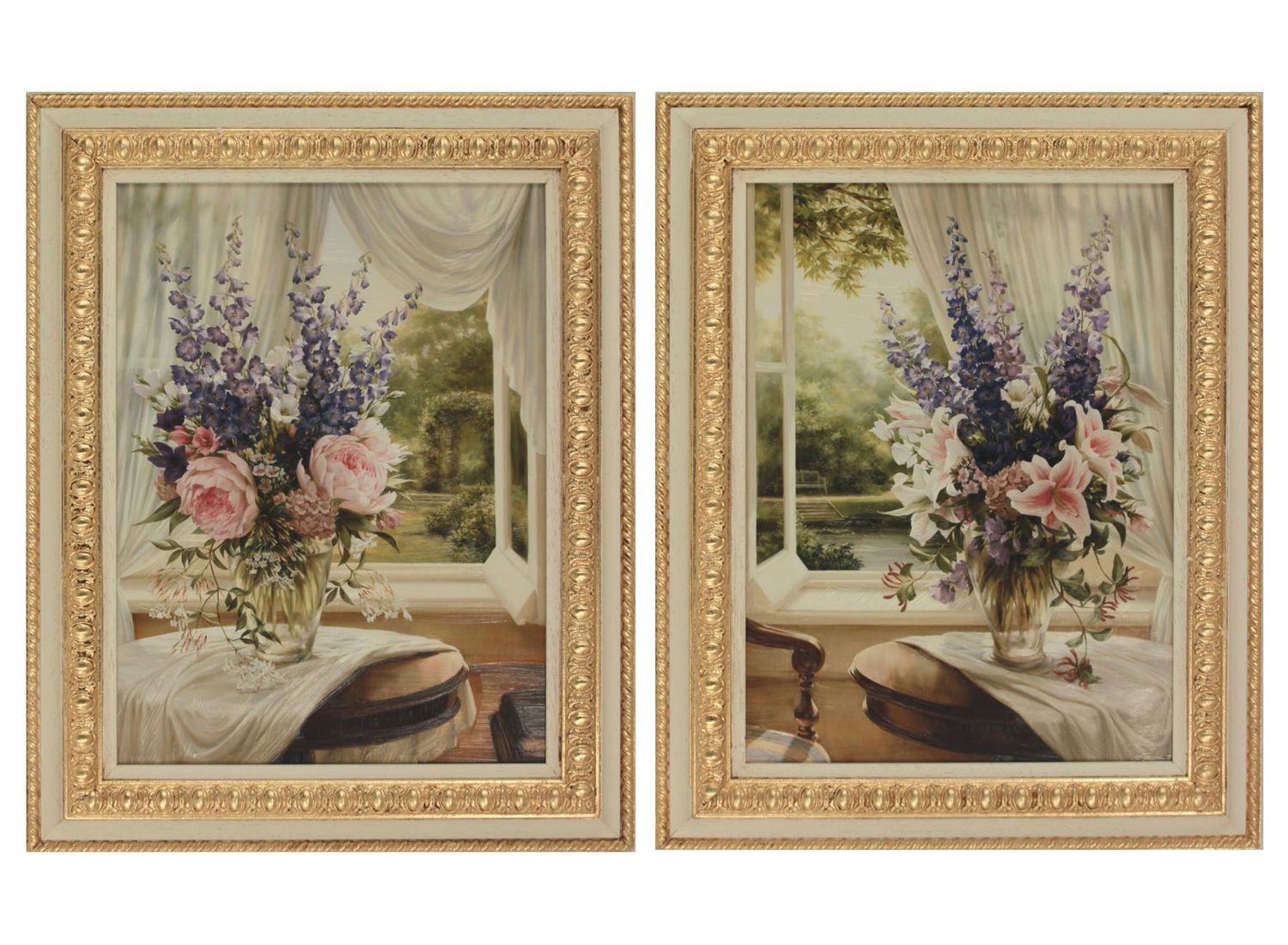 FINESTRA CON FIORI CM. 39X49 (S006191)