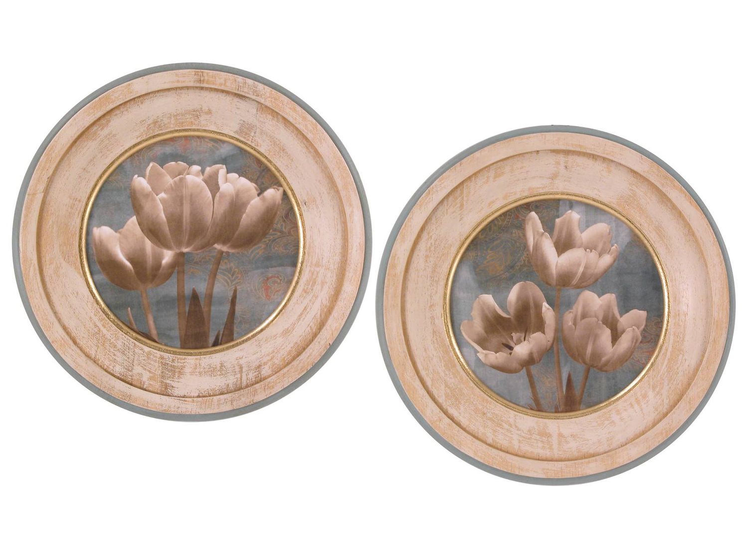 TULIPANI CORNICE TONDA DIAM. 42  (S004805)