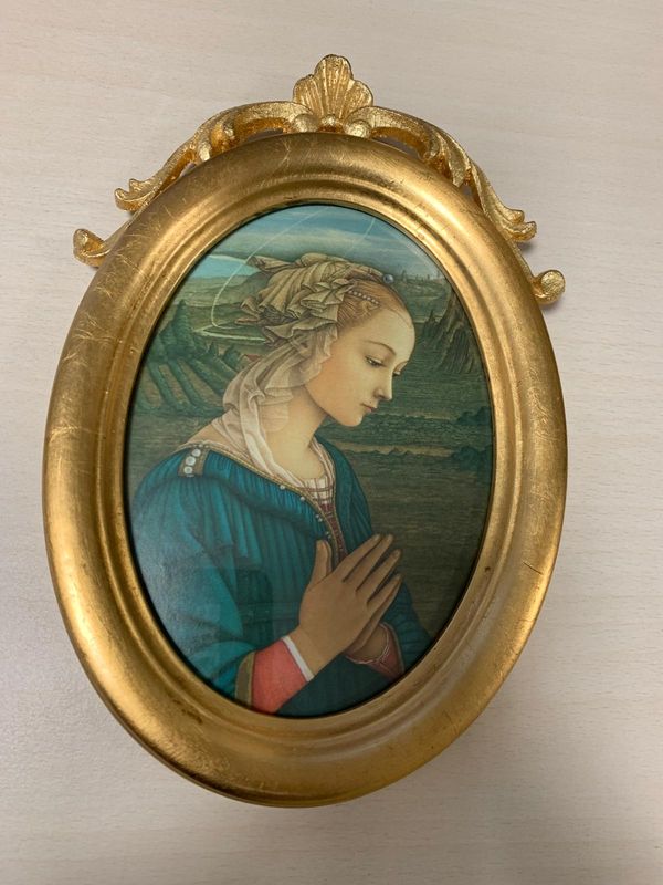 IMMAGINE SACRA CORNICE DORATA IMMAGINE SACRA CORNICE DORATA