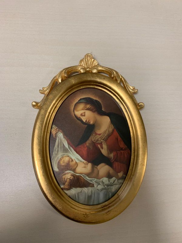 IMMAGINE SACRA CORNICE IN LEGNO IMMAGINE SACRA CORNICE IN LEGNO