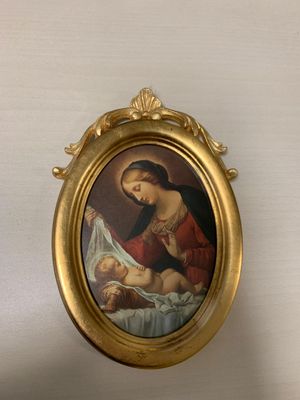 IMMAGINE SACRA CORNICE IN LEGNO IMMAGINE SACRA CORNICE IN LEGNO