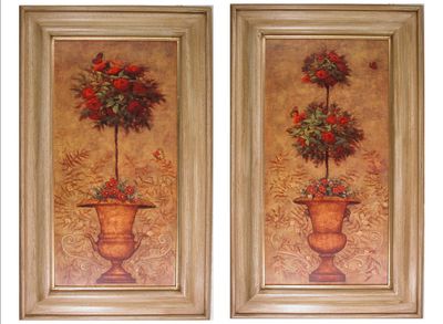VASI CON FIORI CM. 102X62 ( S000LW8 ) VASI CON FIORI CM. 102X62 ( S000LW8 )