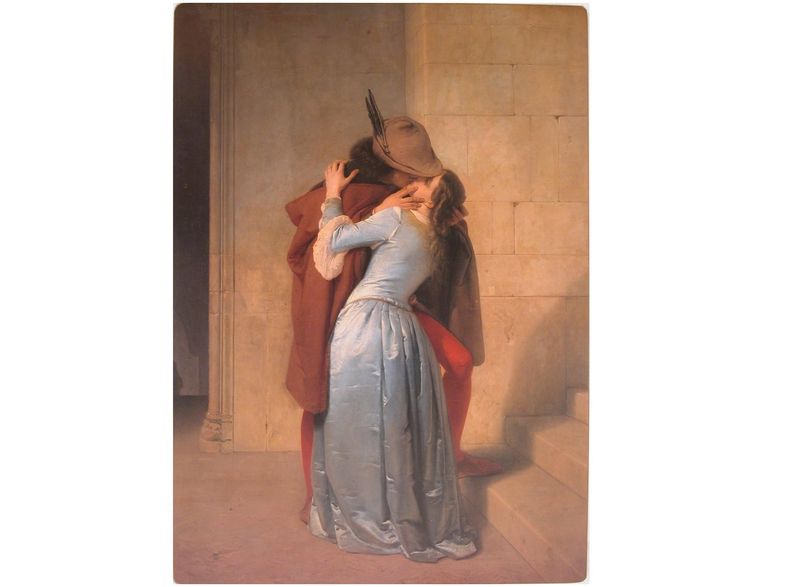 SCENA IL BACIO DI HAYEZ SCENA IL BACIO DI HAYEZ