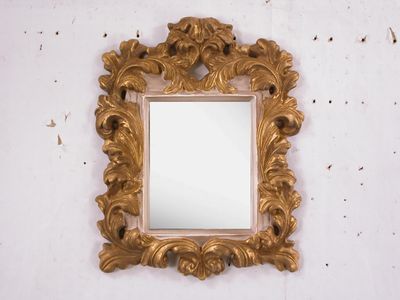 SPECCHIO CON CORNICE IN GESSO (S000K05)