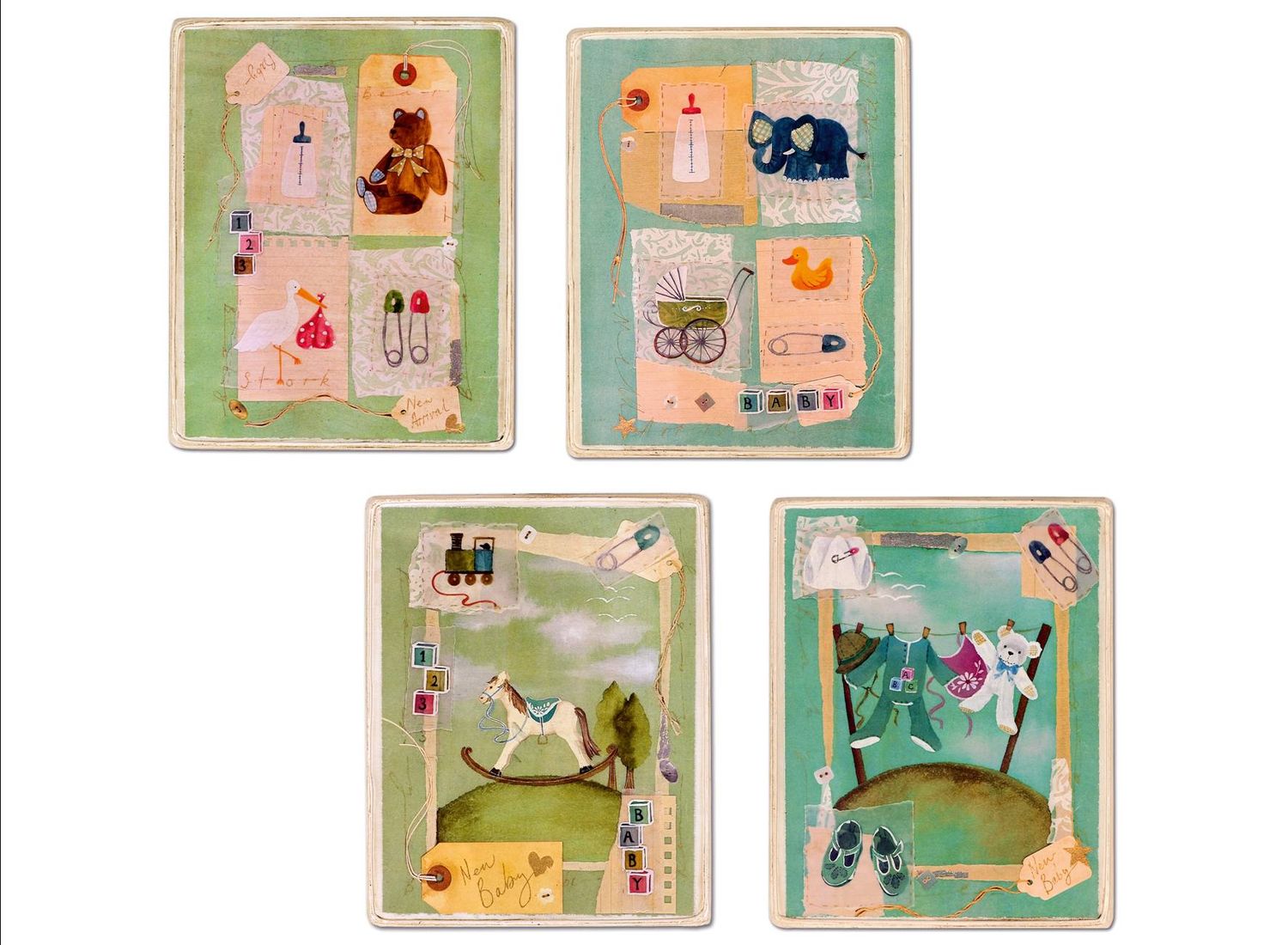 GIOCHI BIMBI SET DI QUATTRO PEZZI ( S000BA1 )