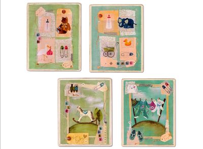 GIOCHI BIMBI SET DI QUATTRO PEZZI ( S000BA1 )