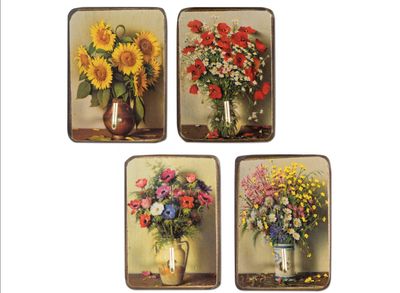 VASO CON FIORI ( SET DI QUATTRO PEZZI ) S000CT6 VASO CON FIORI ( SET DI QUATTRO PEZZI ) S000CT6