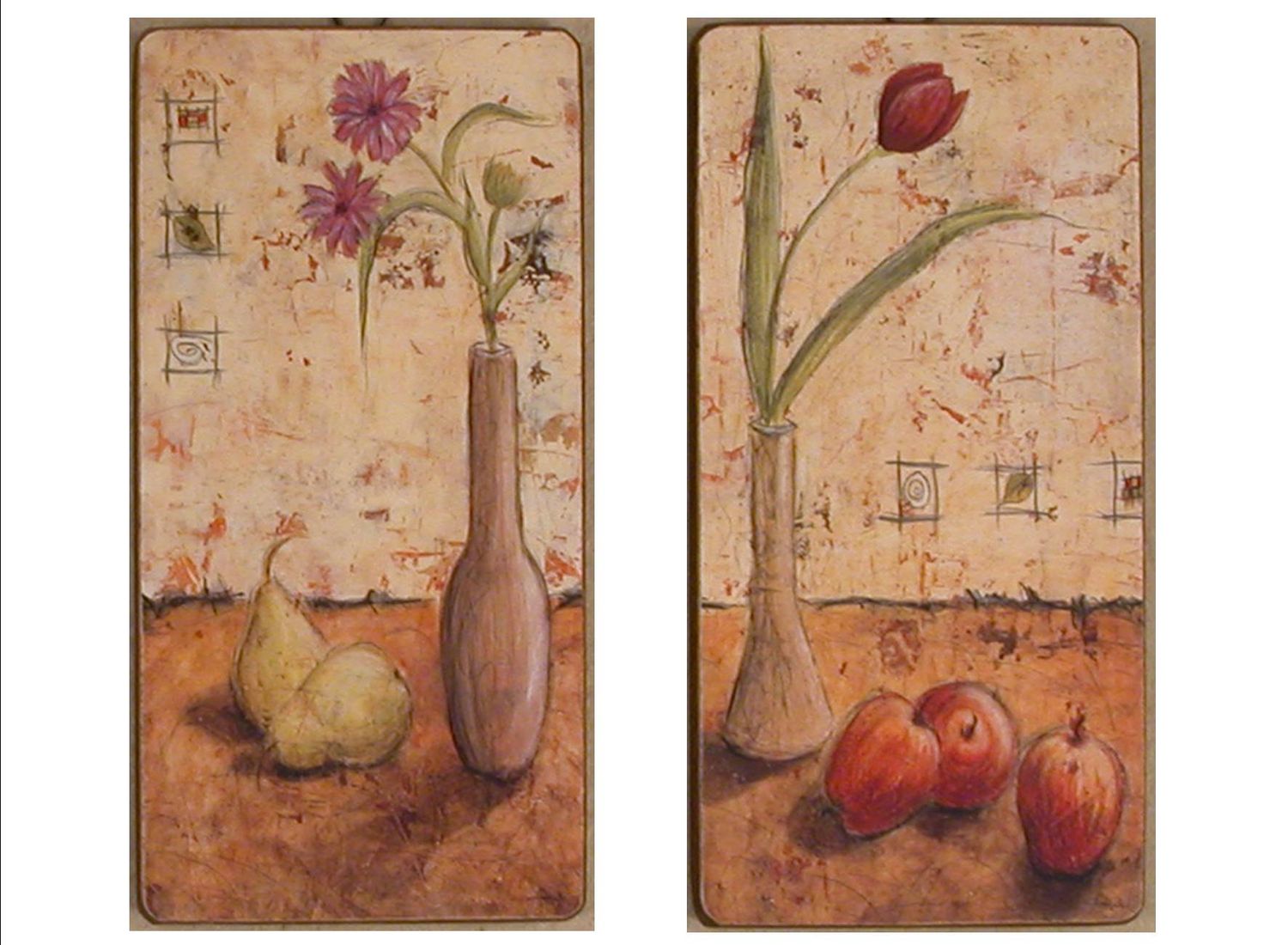 FIORI E FRUTTA SET DI DUE PEZZI ( S000EA3 ) FIORI E FRUTTA SET DI DUE PEZZI ( S000EA3 )
