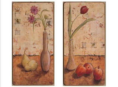 FIORI E FRUTTA SET DI DUE PEZZI ( S000EA3 ) FIORI E FRUTTA SET DI DUE PEZZI ( S000EA3 )