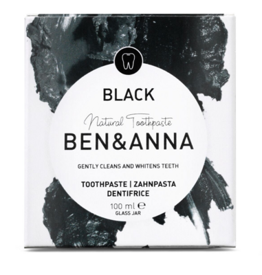 Pasta dentifricia black al carbone attivo - Ben&Anna