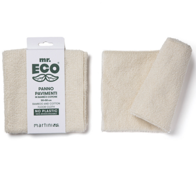 Panno pavimenti con Bambu' e Cotone 50x50 - Mr. Eco