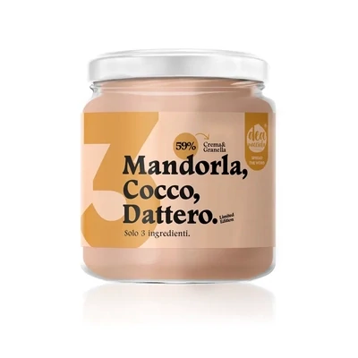 Crema con Mandorla 59%,Cocco e Dattero Bio