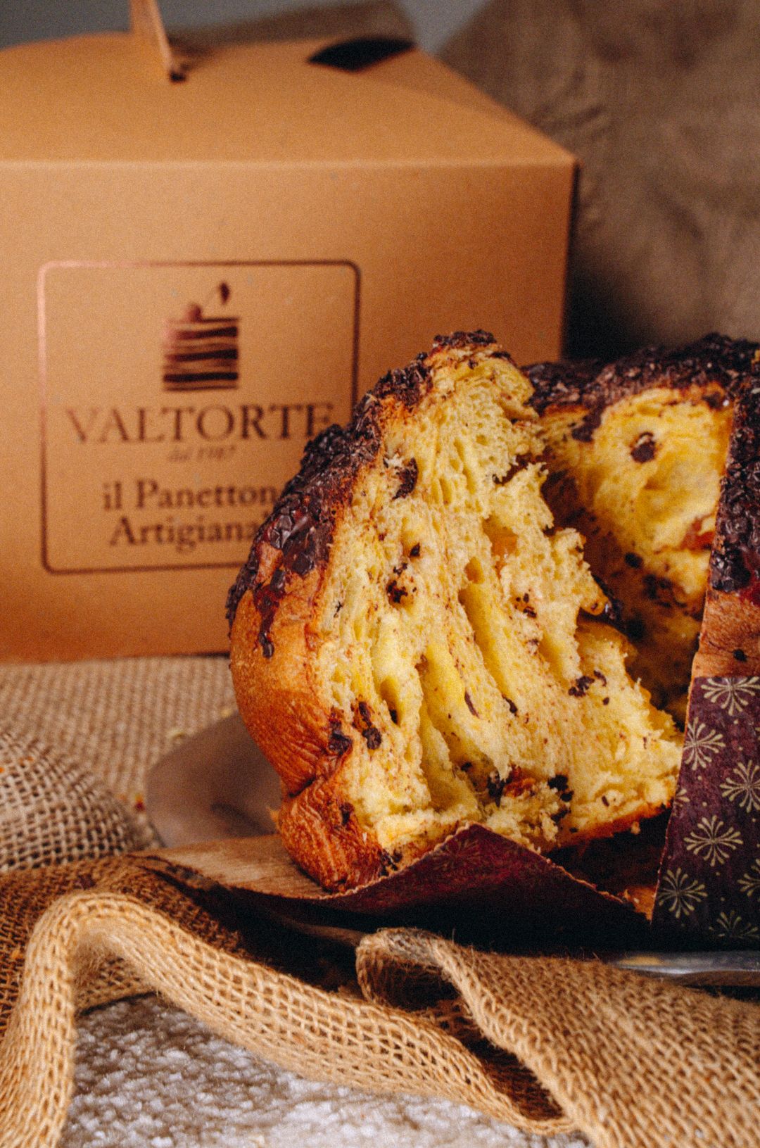 Panettone artigianale cioccolato e pera