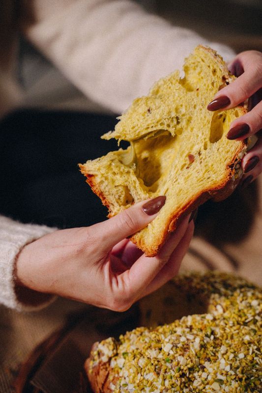 Panettone artigianale al pistacchio Panettone artigianale al pistacchio