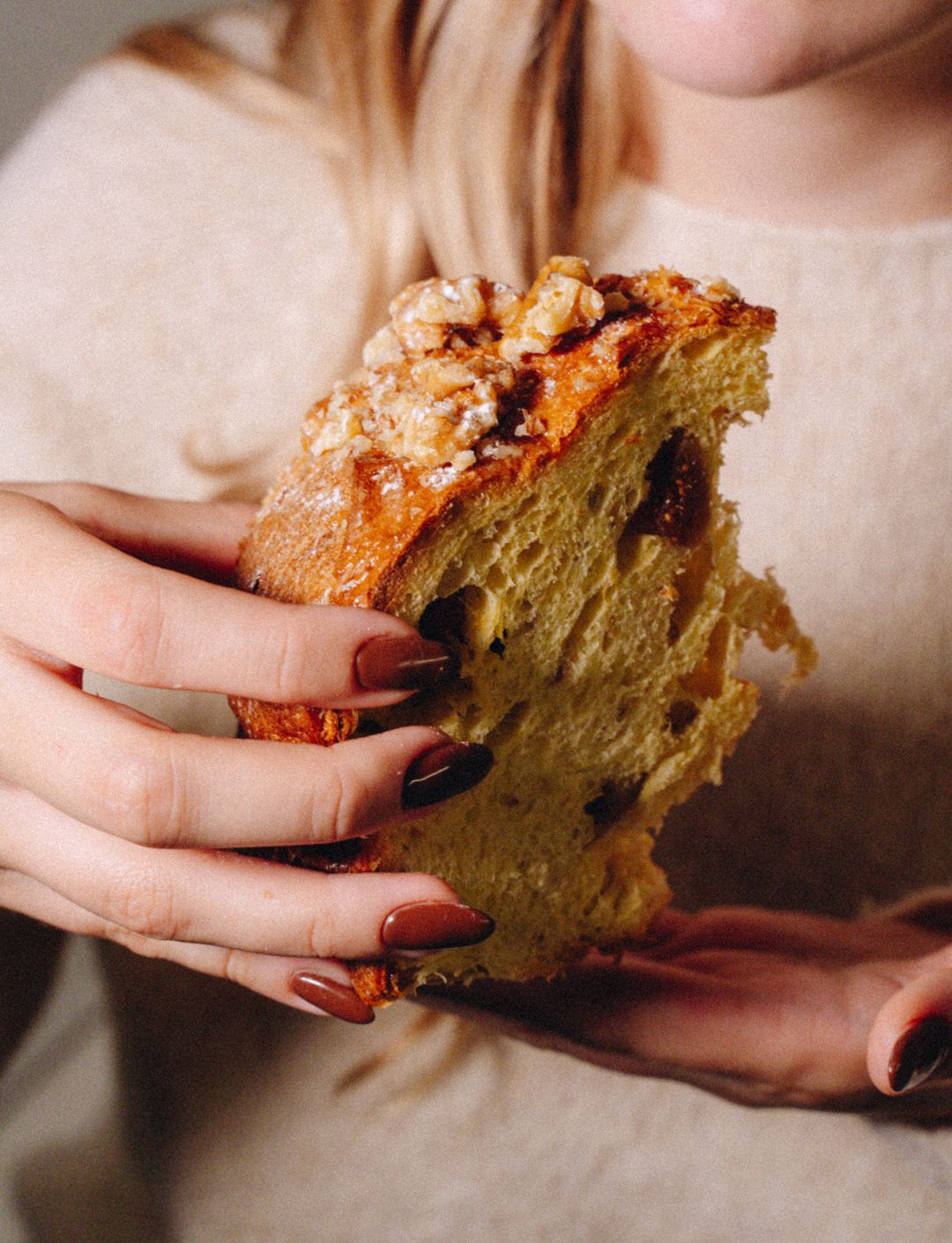 Panettone artigianale fichi noci e miele