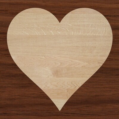 Heart 8 in. Unpainted