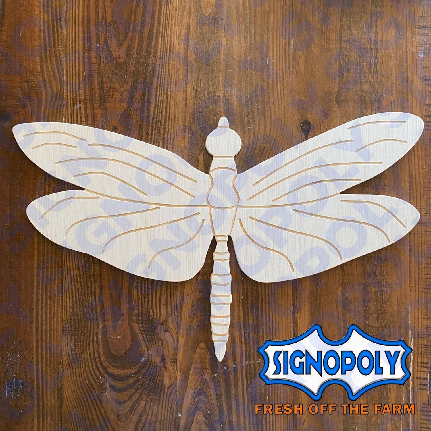 Dragonfly 23 in. Unpainted