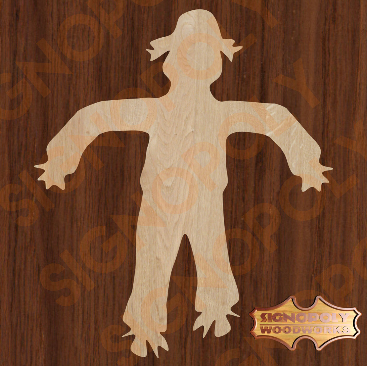 Scarecrow 28 in. x 24-1/2 in. Unpainted