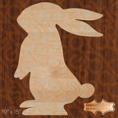 Bunny Standing Up or Grooves Unpainted