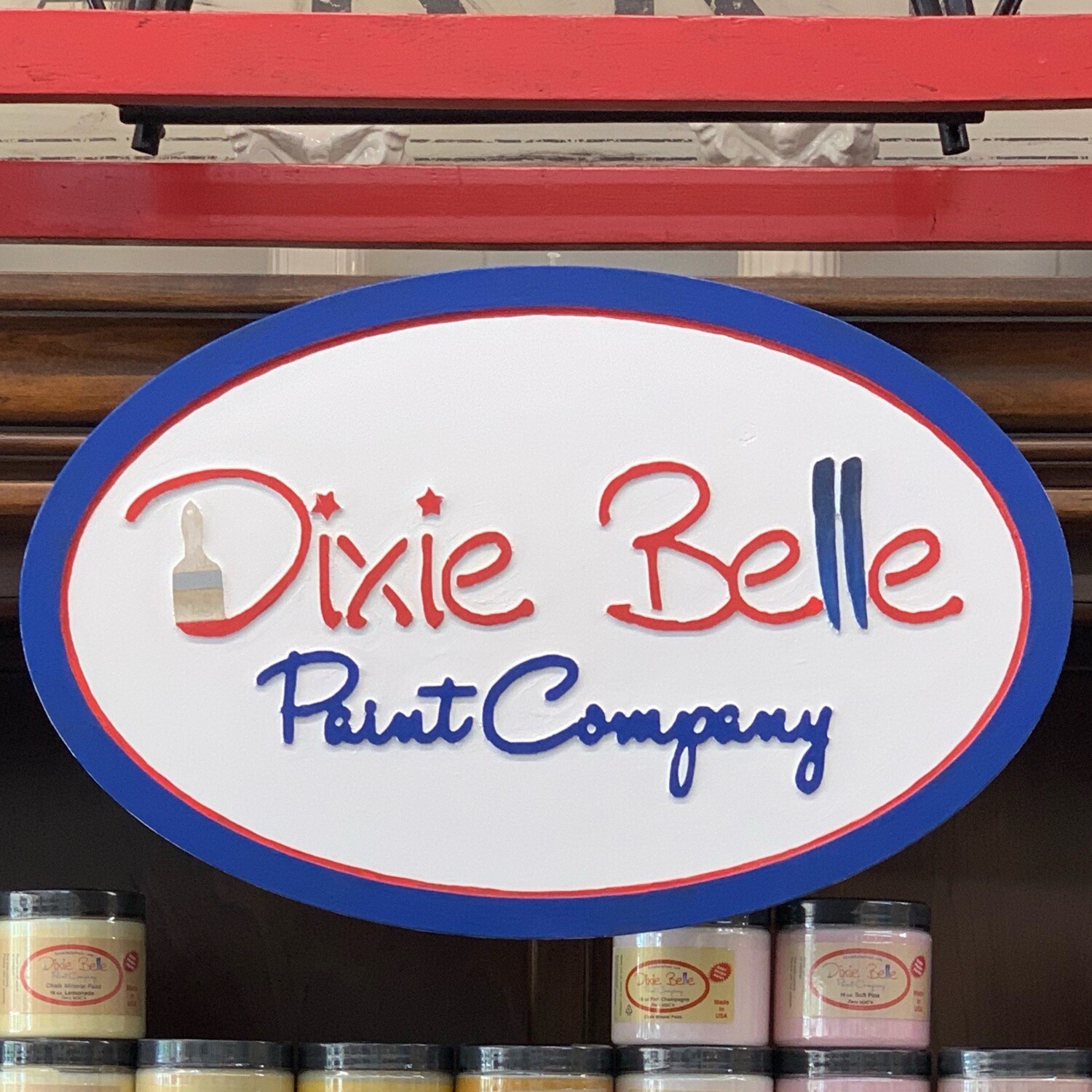 Dixie Belle Paint Company Sign 23 in. x 15-3/8 in. (RETAILERS ONLY) Unpainted