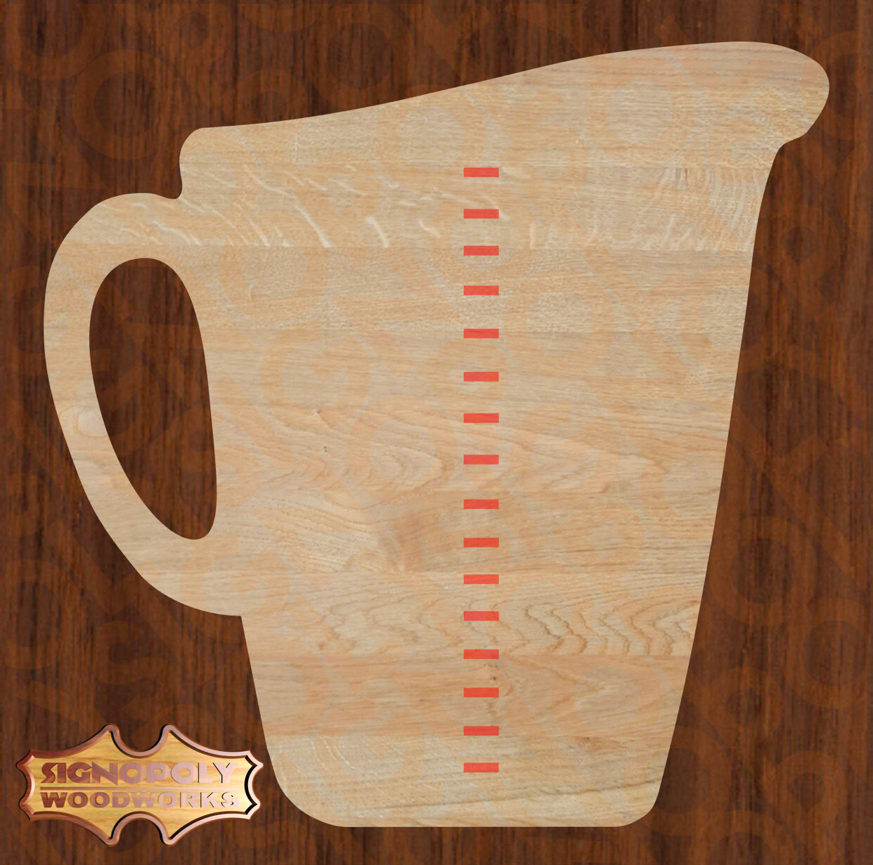 Measuring Cup 18 in. x 18 in. Unpainted