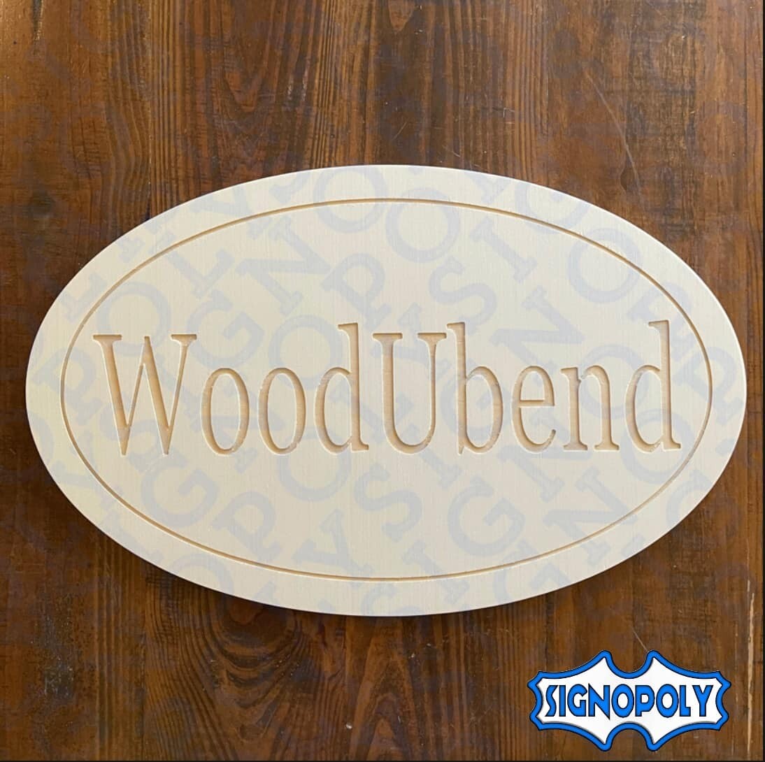 WoodUBend Sign 23 in. x 14-1/2 in. (RETAILERS ONLY)