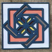 Trivet 11” Layered and Unpainted