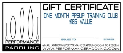 Gift Certificate - 1 month Training Club