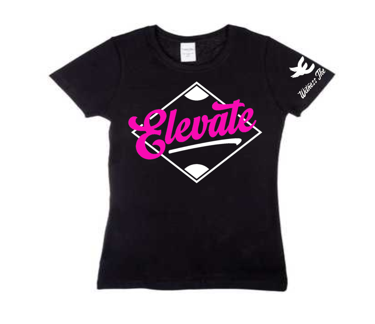 GAMETIME. Women&#39;s Fitted BLACK/ Multi Colorway