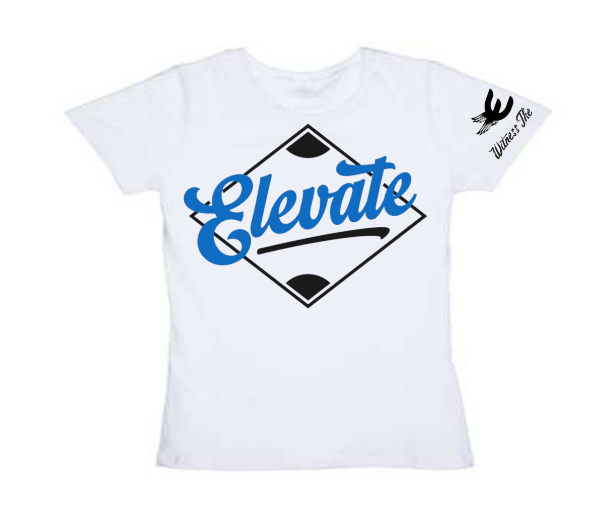 GAMETIME. Women's Fitted White/ Multi Colorways