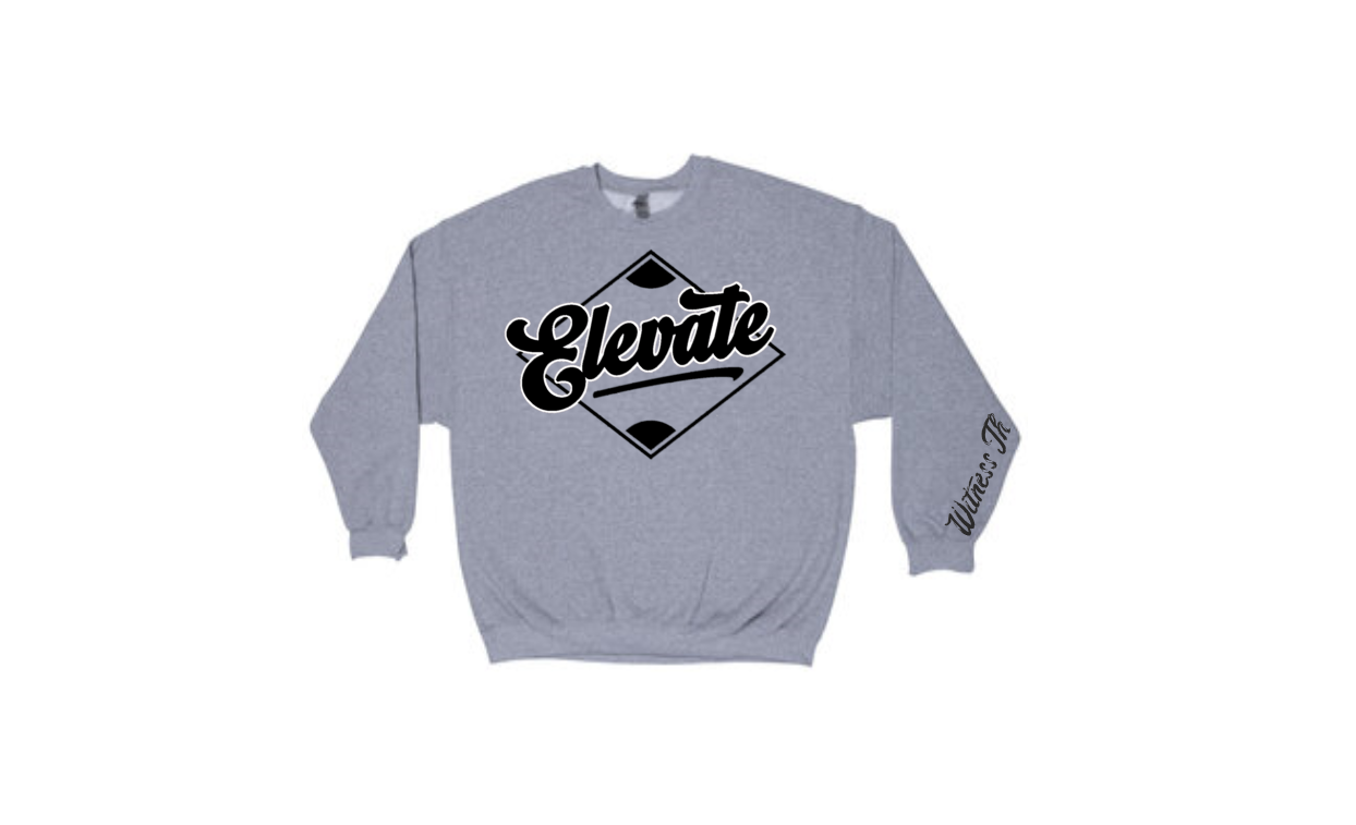 GAMETIME. Crewneck Sweater Dark Grey/ Multi Colorway 