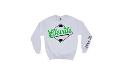 GAMETIME. Crewneck Sweater Light Grey/ Multi Colorway 