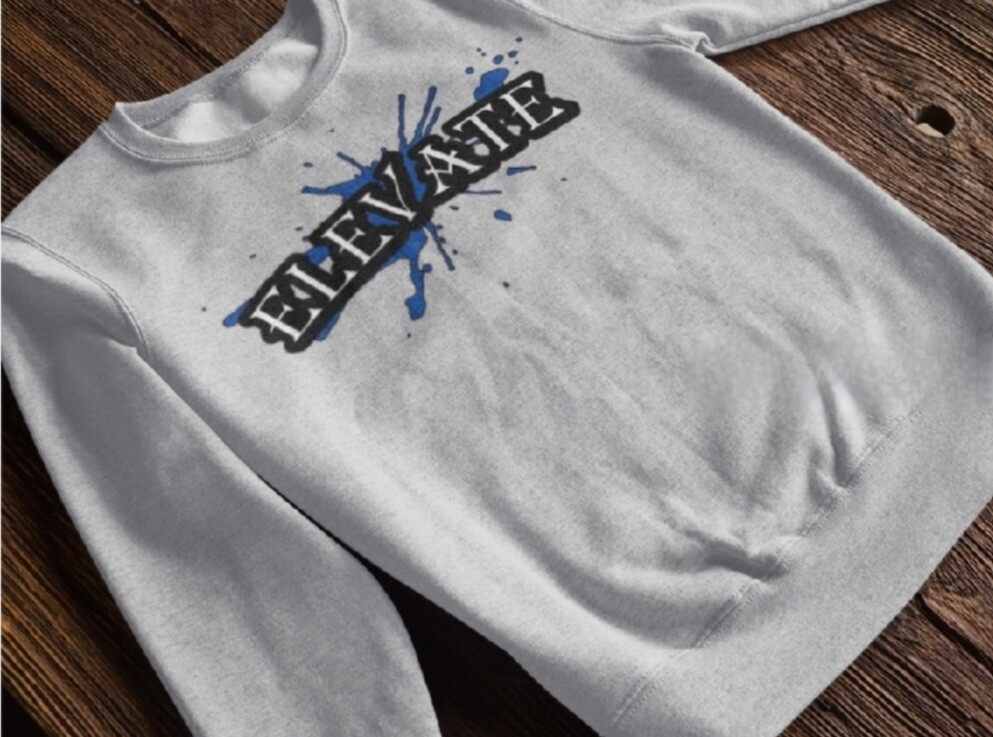 SPLAT. Grey Crewneck/ Multi Colorway