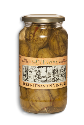 Berenjenas en Vinagre. "Lituero" 400 grs.